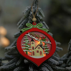 LED Light Up Christmas Tree Ornaments
