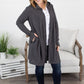 Claire Hooded Waffle Cardigan