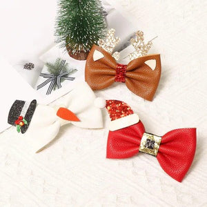 FESTIVE HAIR BOWS