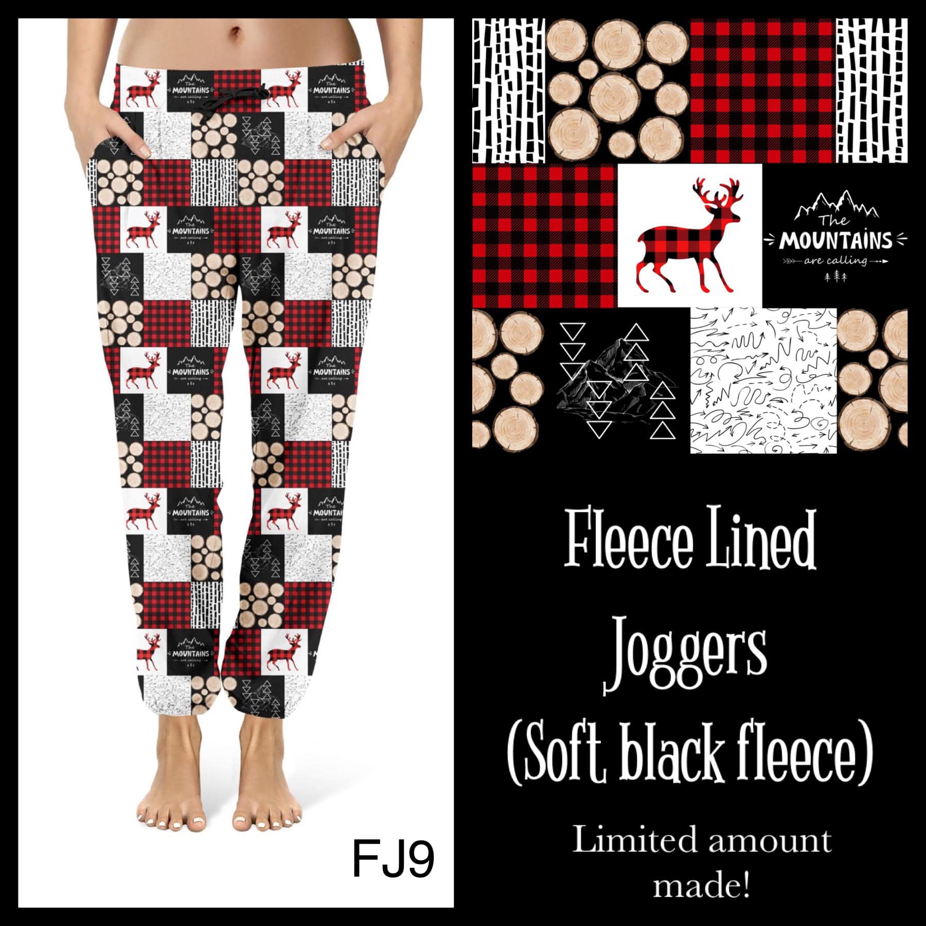 Pre-Order Fleece Lined Joggers