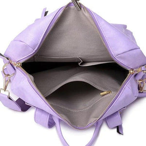 THE AVA CONVERTIBLE BAG/BACKPACK -IN LAVENDER