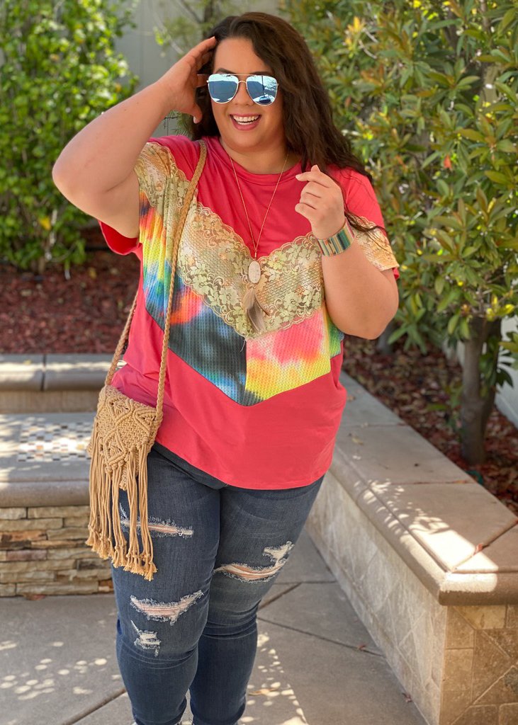 Against All Odds Chevron Tunic