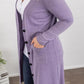 Colbie Cardigan in Heather Purple