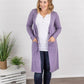 Colbie Cardigan in Heather Purple