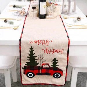 Red Truck Table Runner
