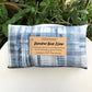 Blue Plaid Lavender Neck Wrap