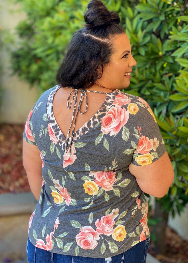 Rose of the Amazon Short Sleeve Top