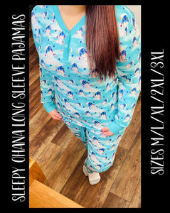 Custom Long Sleeve Pajama Sets