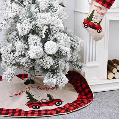 Red Truck Tree Skirt