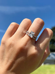 Radiant Sterling Silver Ring