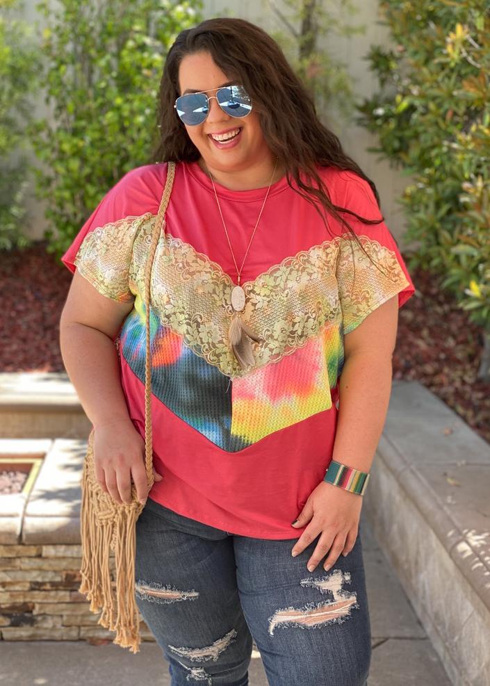 Against All Odds Chevron Tunic