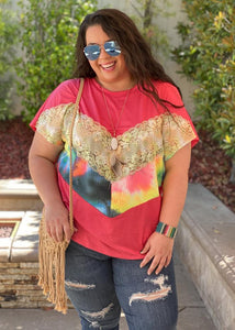 Against All Odds Chevron Tunic