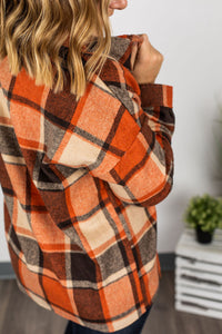 LUCY Plaid Shacket- Harvest Dreams