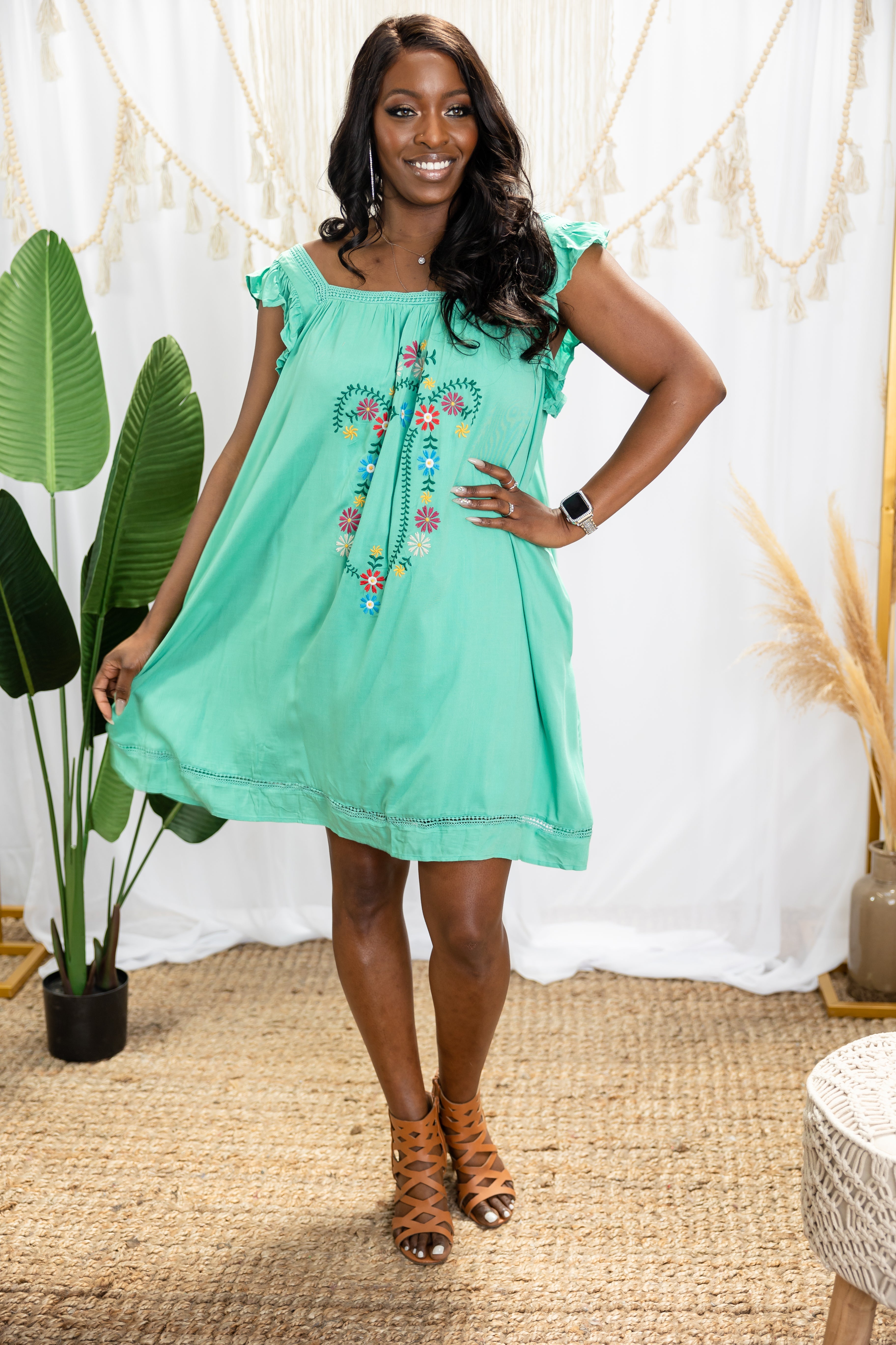 Embroidered With Love - Dress