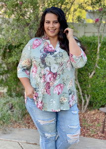 Picture Perfect 3/4 Sleeve Tunic