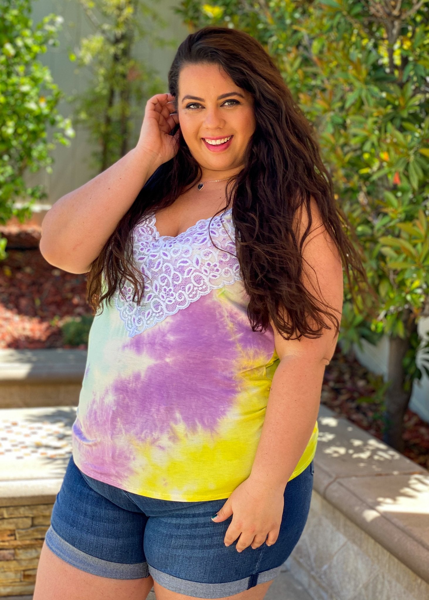 Summer Lovin' Wide Lace Tank
