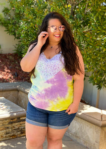 Summer Lovin' Wide Lace Tank