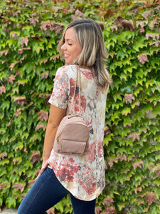 Sweet Symphony of Roses Hi Lo Tunic