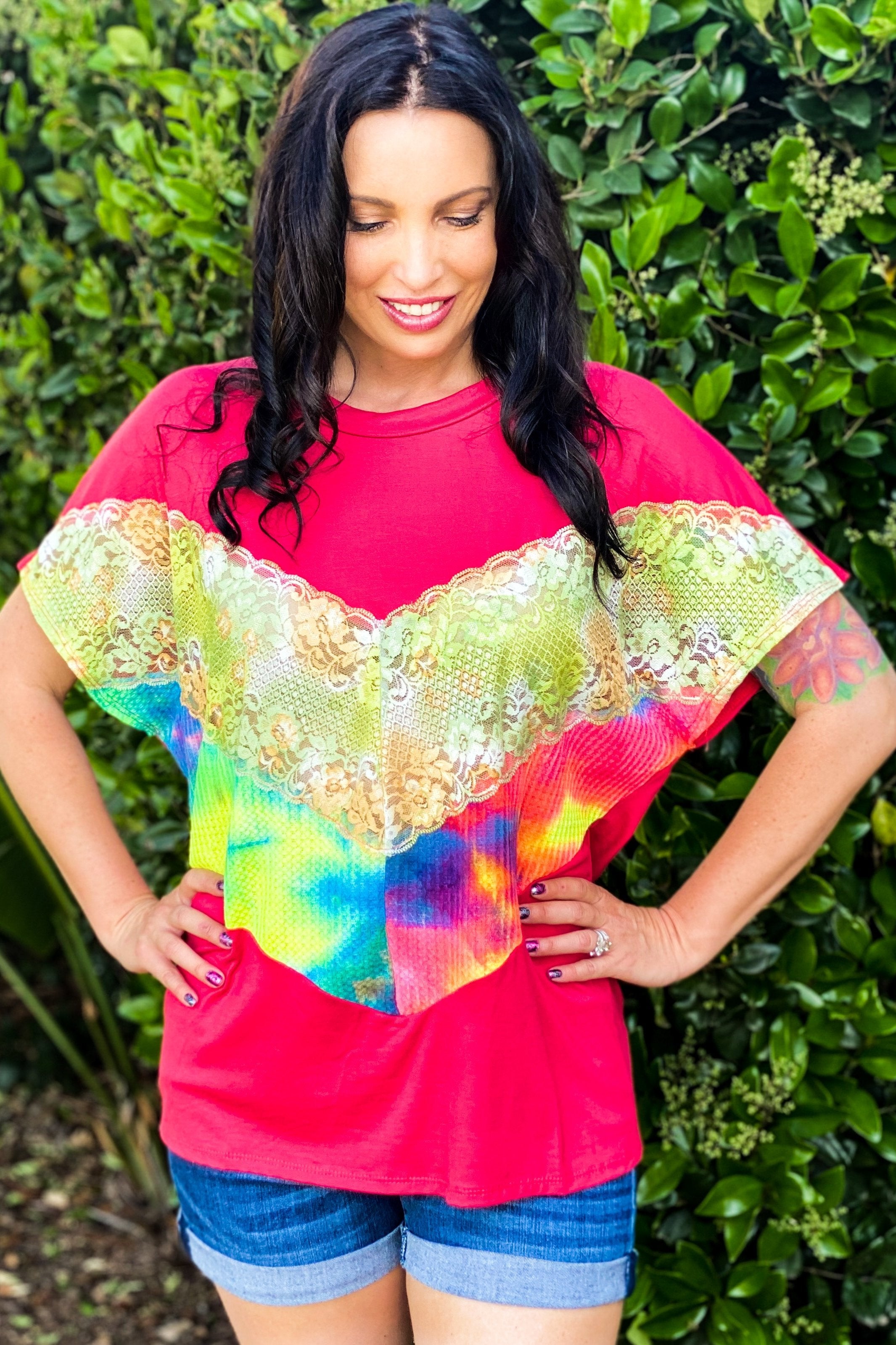 Against All Odds Chevron Tunic