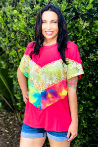 Against All Odds Chevron Tunic