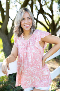Paradise Sunsets Flutter Sleeve