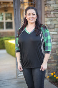Jet Setter 3/4 Sleeve Top