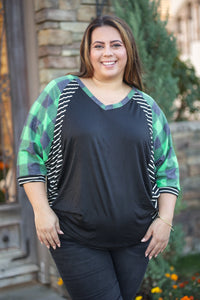 Jet Setter 3/4 Sleeve Top