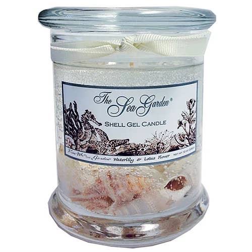 Sea Garden Shell Gel Candle 12oz