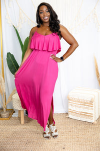 Unleash Your Beauty - Fuchsia Maxi