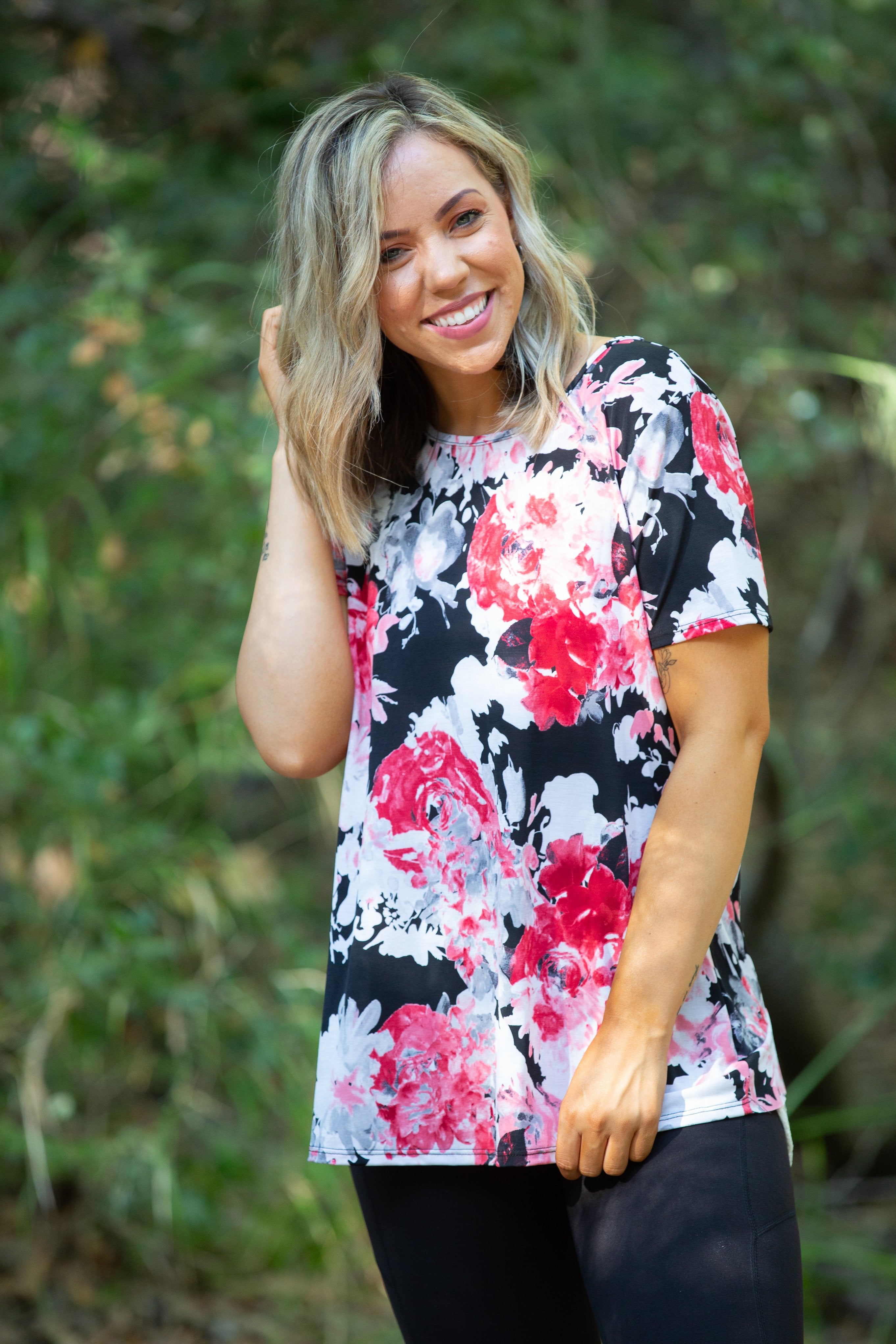 Time For Change Ruffled Lace Top
