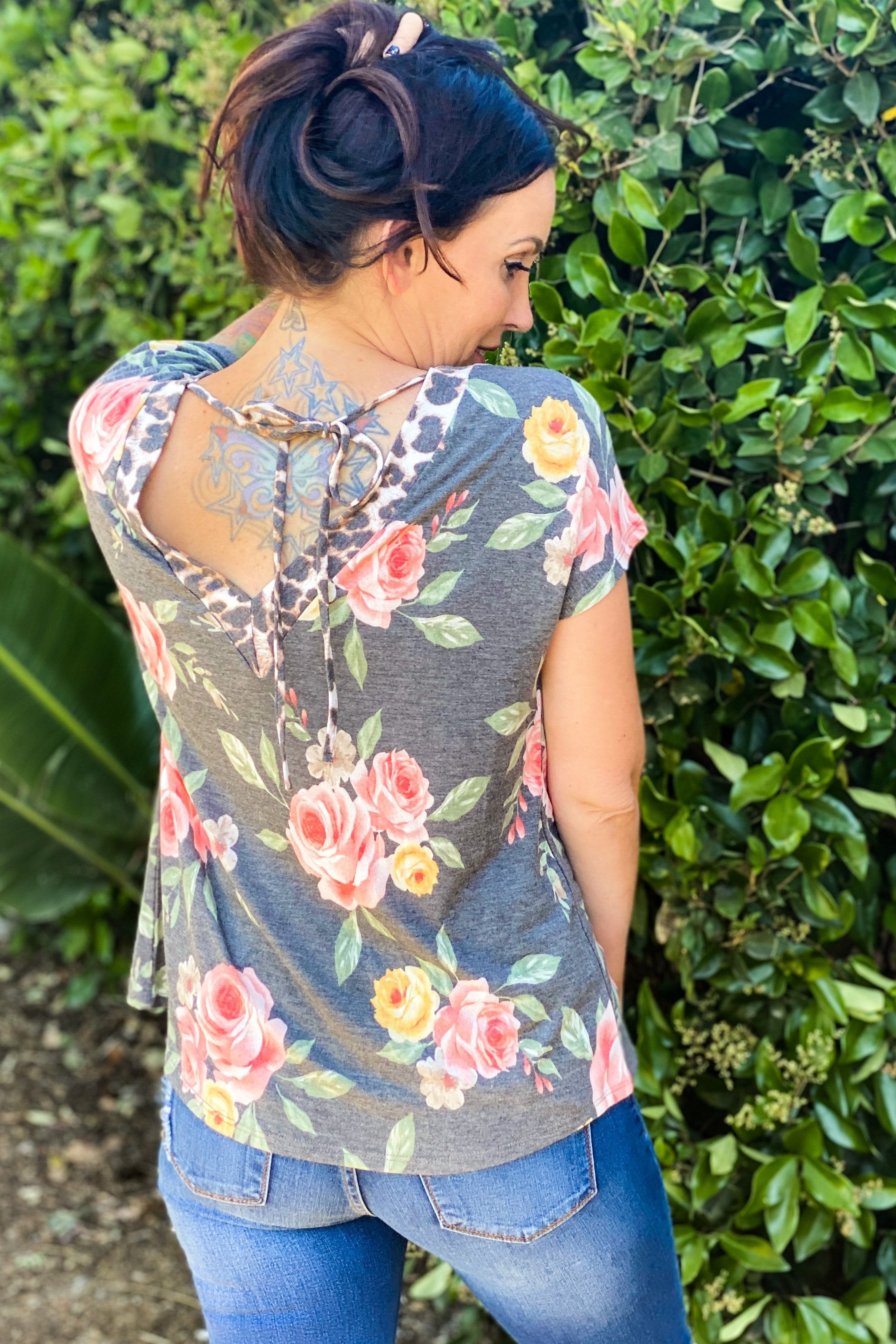 Rose of the Amazon Short Sleeve Top