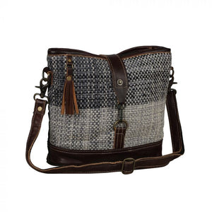 ROUGH TEXTURED SHOULDER BAG