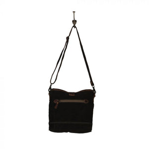 ROUGH TEXTURED SHOULDER BAG